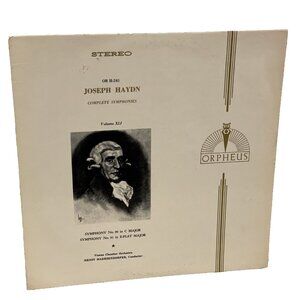 Joseph Haydn Complete Symphonies Volume XLI (Vinyl, 1980) Orpheus OR H-241 VG+